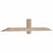 Ekena Millwork Eugene Smooth Timber Gable Bracket, Douglas Fir, 72"W x 12"H x 3 1/2"D x 3 1/2"F, 4/12 Pitch GBW072X12X0404EUG00SDF - alternate 2